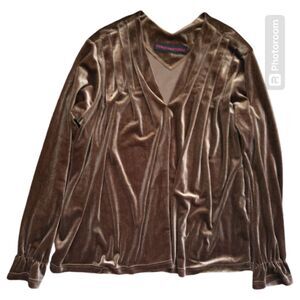 FENGFANSTUDIO OVERSIZED VELVET TOP